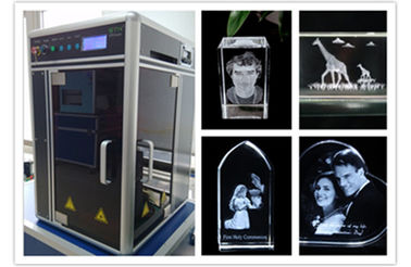 Китай Диод нагнетал гравировальный станок лазера 3Д стеклянный, компьютеризированный лазер 3Д высекая машину поставщик