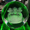 Гравировальный станок лазера одиночной фазы 3Д для хрустальных шаров диаметра 200мм максимальных поставщик